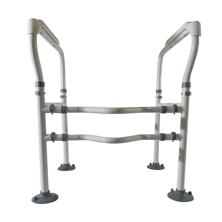 Medical Heavy Duty Toilet Safety Frame Stand Alone Toilet Support Rail