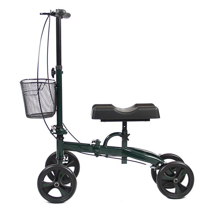 Foldable Stride On Knee Walker One Leg Scooter for Broken Foot