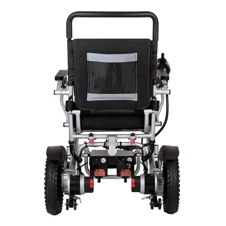 Ultra Lightweight Folding Electric Wheelchair, Lithium Battery 500W Brushless Motor
