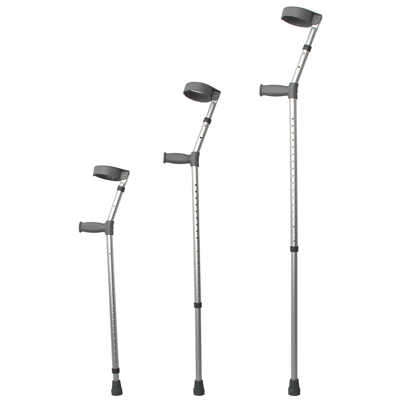Custom Adjustable Height Forearm Crutches for Elderly