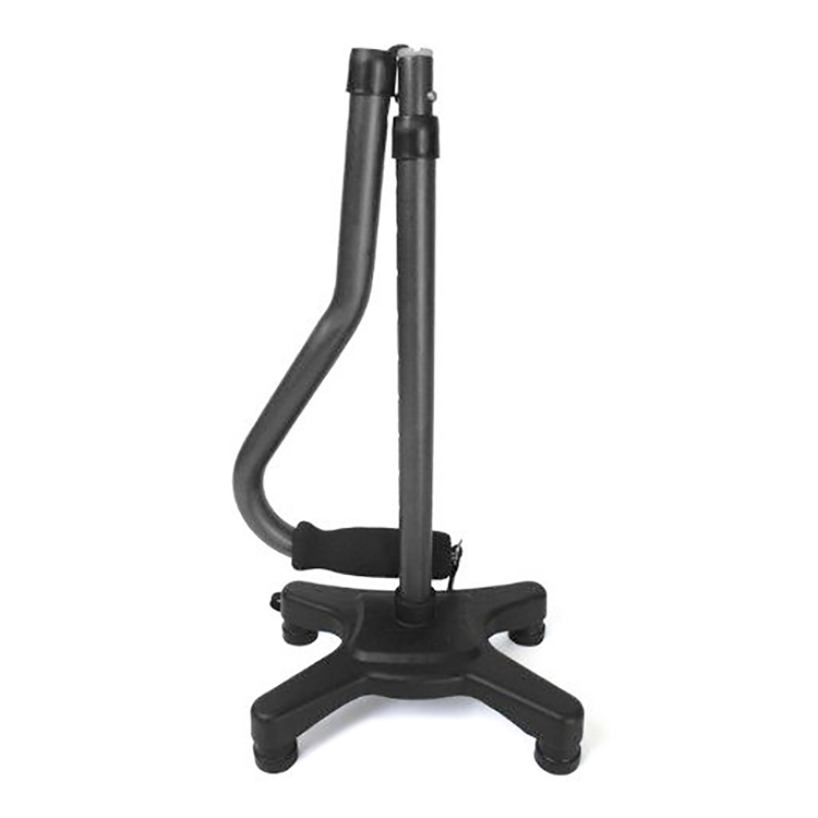 Adjustable Folding Quad Walking Cane for Right and Left Hand Use
