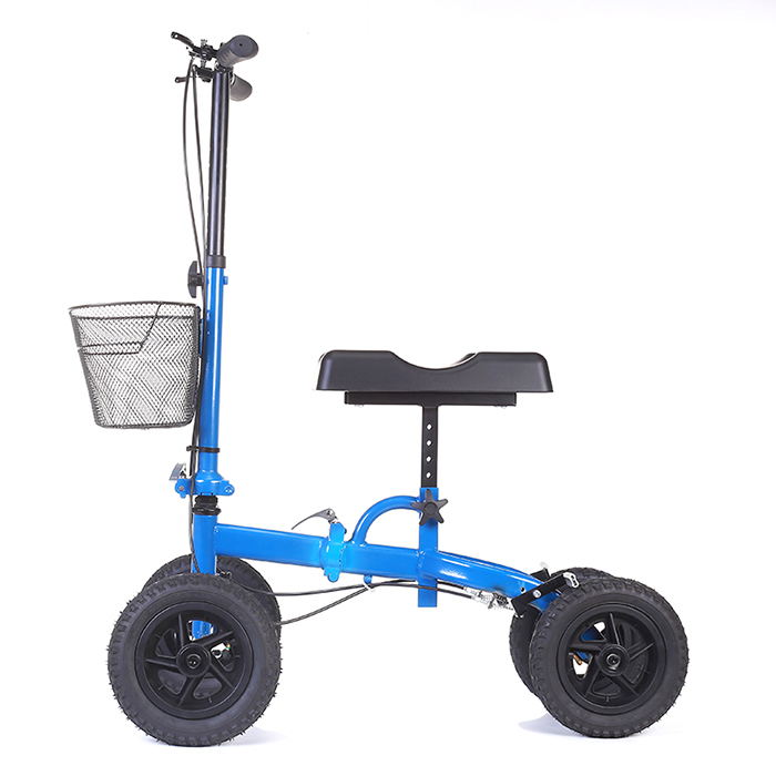 Outdoor All Terrain Knee Scooter Foldable Knee Walker for Broken Foot