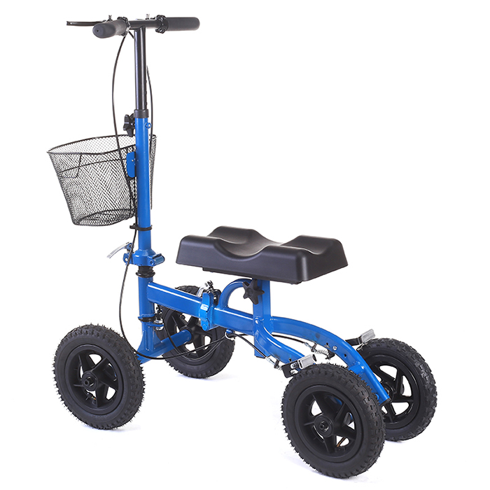 Outdoor All Terrain Knee Scooter Foldable Knee Walker for Broken Foot