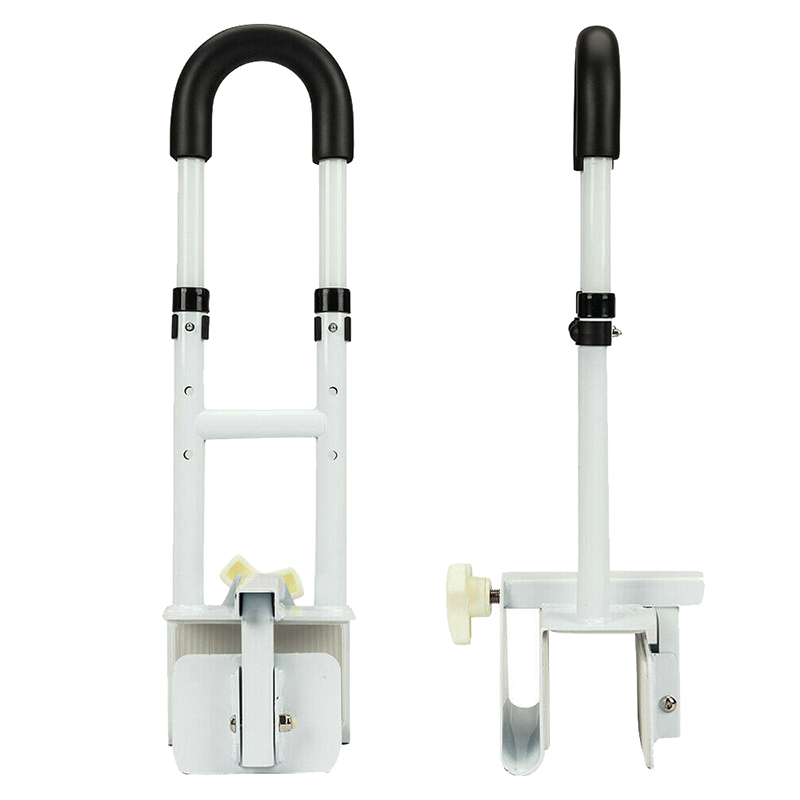 Adjustable Bathtub Grab Bars Steel Clamp on Tub Safety Rail