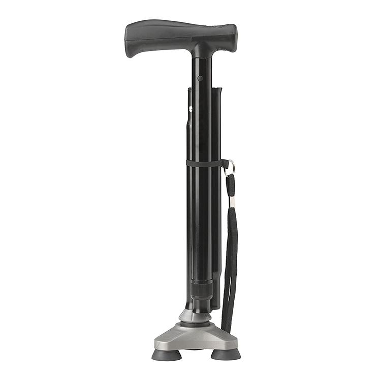 Custom Made Adjustable Folding Cane T Handle Walking Sticks