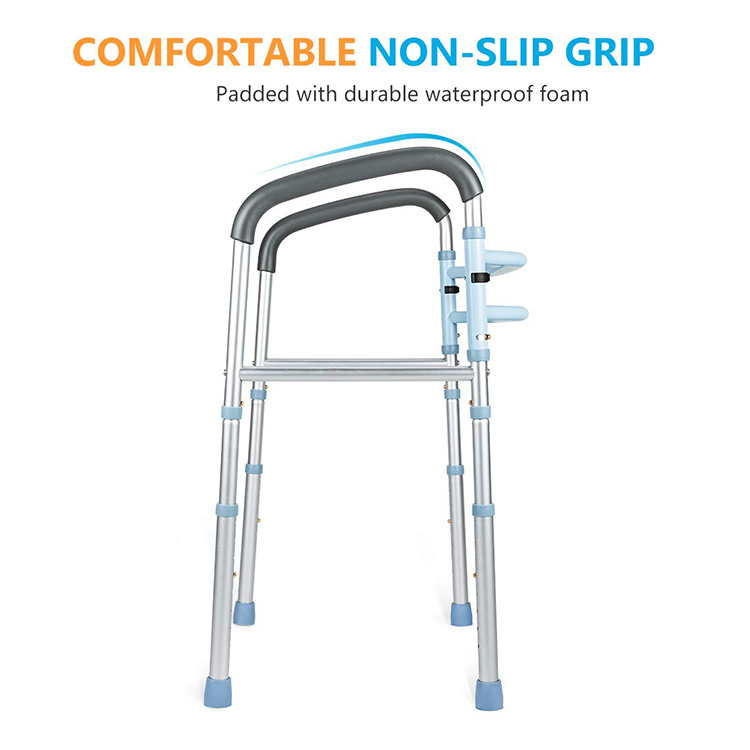 Adjustable Bathroom Safety Frame Rails Handicap Toilet Handrails