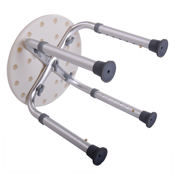 Height Adjustable Round Shower Stool Bath Chair for Bathtub