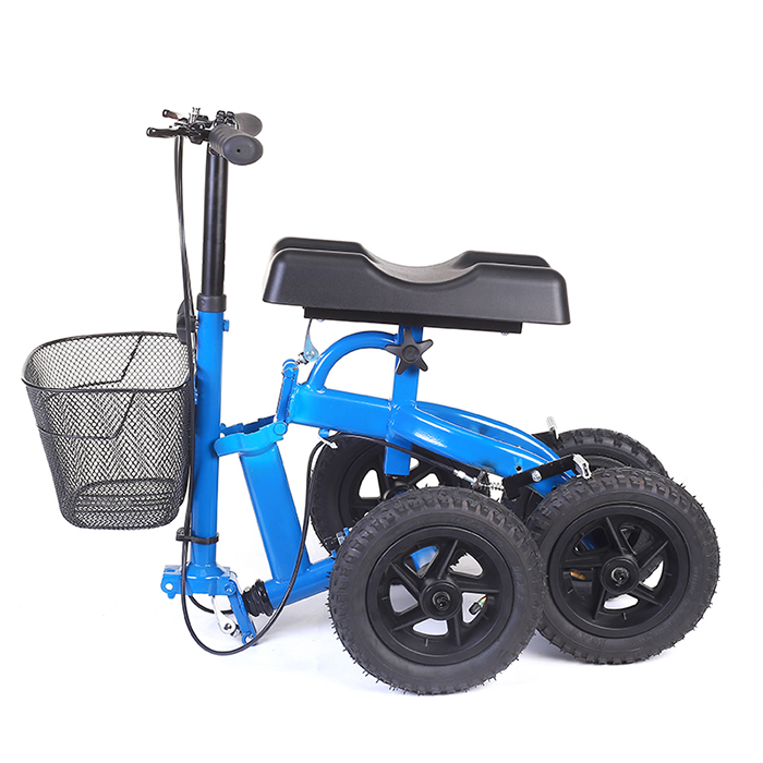 Outdoor All Terrain Knee Scooter Foldable Knee Walker for Broken Foot