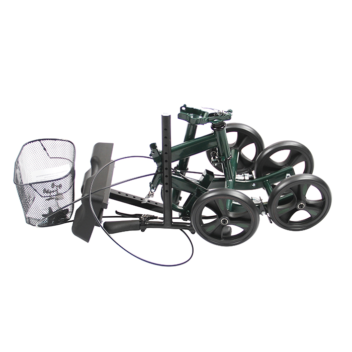 Foldable Stride On Knee Walker One Leg Scooter for Broken Foot