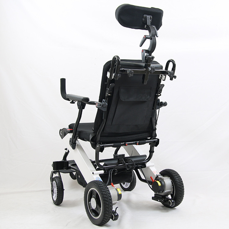 Remote Control Folding Electric Wheelchair for Adults, Multi-Function, Brushless Motor