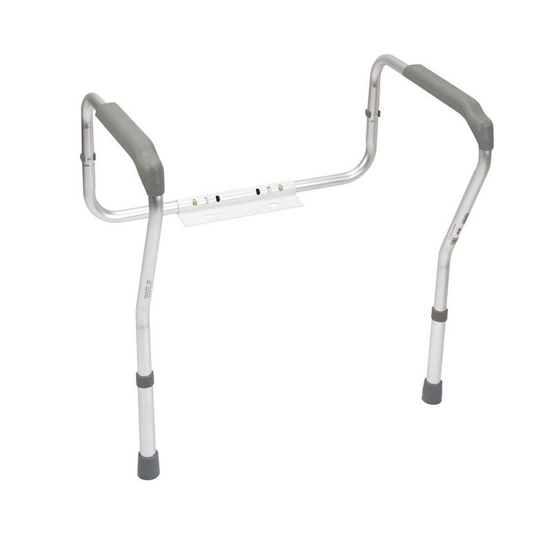 Adjustable Toilet Safety Frame Toilet Frame Rails with Padded Arms