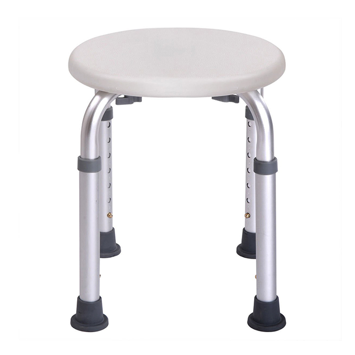 Height Adjustable Round Shower Stool Bath Chair for Bathtub