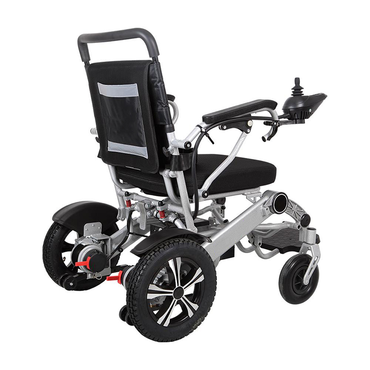 Ultra Lightweight Folding Electric Wheelchair, Lithium Battery 500W Brushless Motor