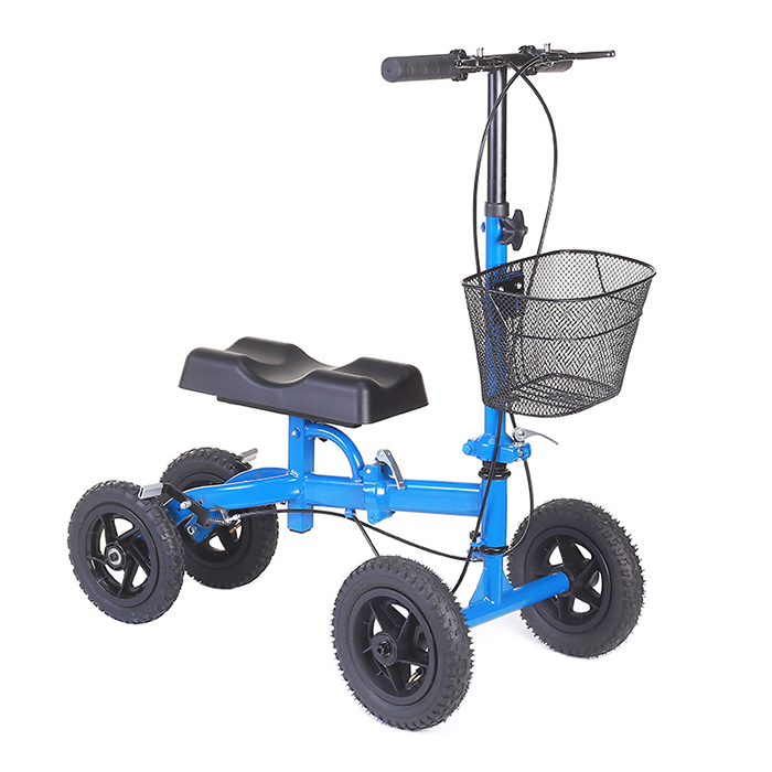 Outdoor All Terrain Knee Scooter Foldable Knee Walker for Broken Foot