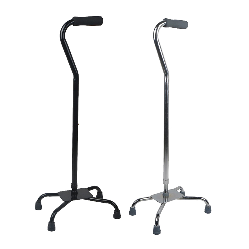 Medical Quad Walking Cane Four Legs Walking Stick for Elderly_Crutch