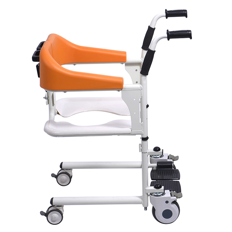 Medical Patient Transfer Toilet Wheel Chair Transport Commode Chairs