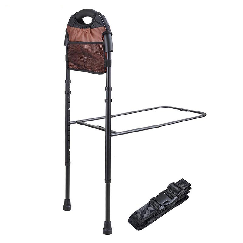 Adjustable Height Medical Bed Assist Rail Bedside Rails Support Handle