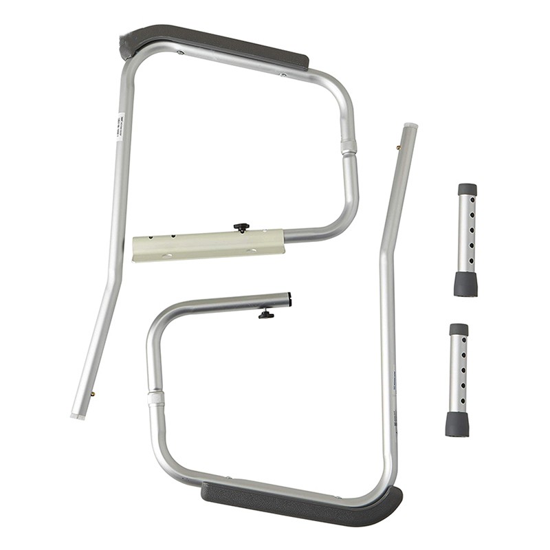 Adjustable Toilet Safety Frame Toilet Frame Rails with Padded Arms
