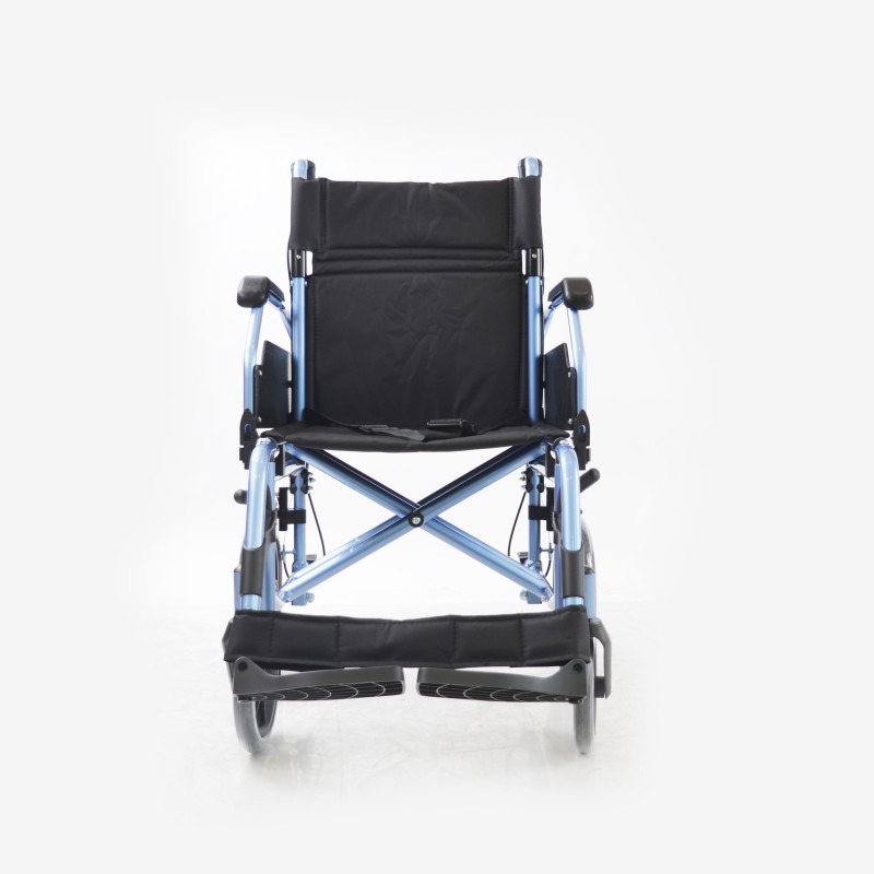 Deluxe Folding Aluminum Lightweight Transit Wheelchair